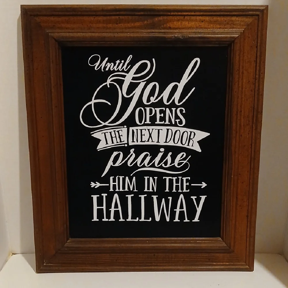 Inspirational Black and Brown Wall Decor